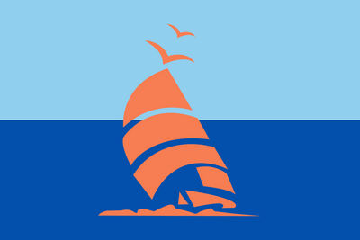 orange-sailboat-flag-blue