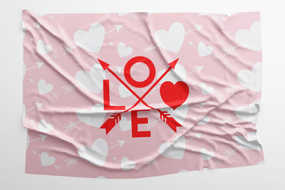 Custom Valentines Day Flag